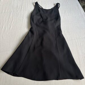 Vintage 90s Long Paige Black Strappy Mini Dress Women’s XS